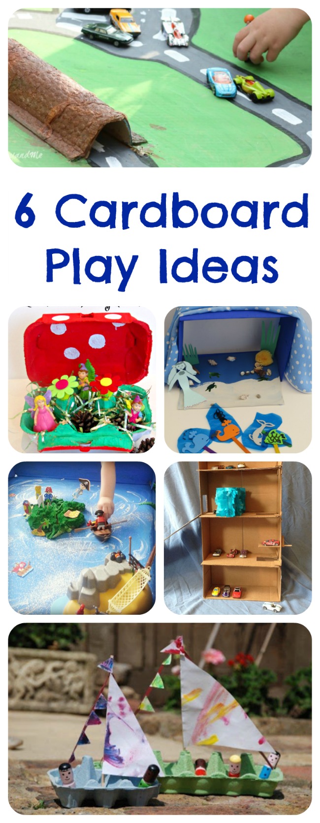 6 Cardboard Play Ideas