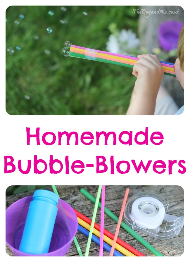 Homemade Bubble-Blowers